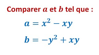 EXERCICE comparer deux nombres réels en déterminant le signe de leur différence 3eme Année Collège [upl. by Herve505]