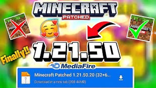 MCPEPatchedReleased 12150 😍  Minecraft Patched latest version 1215020 released🔥 [upl. by Petrine]