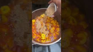 Yummy plantain porridge recipe☺️africanfood plantainrecipes lunchtime [upl. by Lenora]