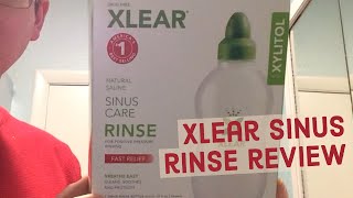 Xlear sinus rinse review  Sinusitis  Sinus Infection [upl. by Nevets]