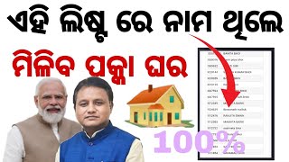 pradhan mantri Awas Yojana house Eligibility list cheke [upl. by Orferd414]