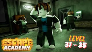 Roblox Escape Room Academy Walkthrough Level 31 to 35 [upl. by Eissolf]