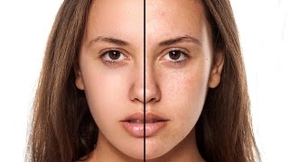 Photoshop Tutorial How to Retouch Skin Flawlessly with Frequency Separation [upl. by Fugate]