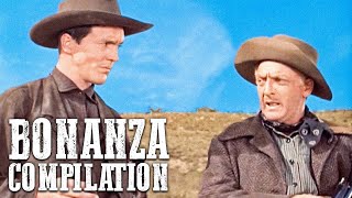 Bonanza Compilation  Michael Landon  Western TV Series [upl. by Rorie932]