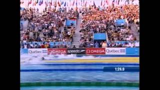 Lietuvos plaukimo rinktinė 2005 m Pasaulio čempionatas Kanada 4 x 100 lst 4 vieta [upl. by Uella]