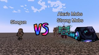 Shogun vs Alexs Mobs Strong Mobs Minecraft Mob Battle [upl. by Opportuna]