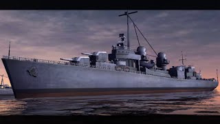 World Warships Combat 2 Stage 2 Fletcher  Royal Sovereign [upl. by Brackely819]