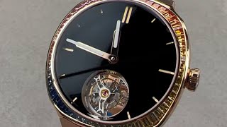 H Moser amp Cie Streamliner Tourbillon RAINBOW Vantablack 68040401 H Moser amp Cie Watch Review [upl. by Maurice308]