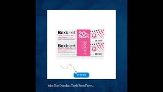 Isdin Duo Bexident Teeth Sensi Paste 2X75ml [upl. by Ehcropal225]