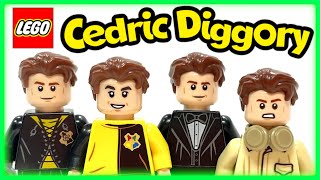 LEGO Cedric Diggory Minifigure Comparison Harry Potter Collection [upl. by Adlee740]