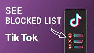 How to see WHO YOU BLOCKED on TikTok BLOCK LIST [upl. by Aymer]