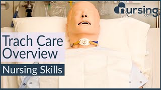 Tracheostomy Trach Care Overview Nursing Skills [upl. by Enohpesrep]