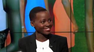 Emotional interview  Lupita Nyongo crying [upl. by Ayhtnic]