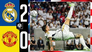 Real Madrid 20 Manchester United  Highlights  Houston [upl. by Rolyks]