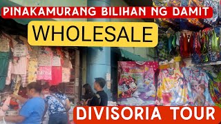 Divisoria tour 2023Bagsakan ng pinakamurang bilihan ng damit pang wholesale [upl. by Aerdua]