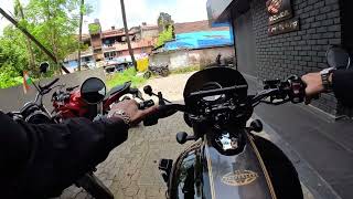 modified Honda Cb350 GB350 Hness pure riding sound POV [upl. by Odnuges]