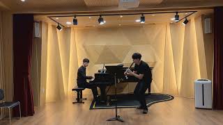 HRabaud  Solo de Concours for Clarinet and Piano op10 [upl. by Kilam]