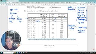 EMaths Refresh How to read the income tax table [upl. by Annavaig540]