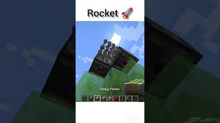 Building rocket in MinecraftAgentking71 minecraft shortsviral trendinggaming [upl. by Dominica122]