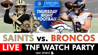 Thursday Night Football LIVE Stream Saints vs Broncos NFL Week 7 Amazon Prime Free Watch Party [upl. by Coffin747]