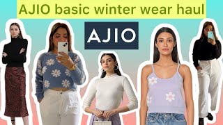 AJIO basic winter wear haul ❄️ AJIO haul  ajio ajiohaul haul NikitaPatil2795 [upl. by Gem]