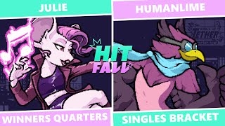 Hitfall 3 Winners Quarters  Julie Pomme vs Humanlime Wrastor RoA Singles [upl. by Obadias832]