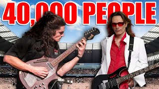 The FIRST time I played on stage with STEVE VAI [upl. by Newmann]