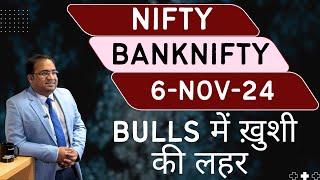 Nifty Prediction and Bank Nifty Analysis for Wednesday  6 November 24  Bank NIFTY Tomorrow [upl. by Xonk]