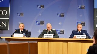 Joint Press Conference  NATO Chiefs of Defence Meeting 21 MAY 2015  Part 12 [upl. by Rhett]