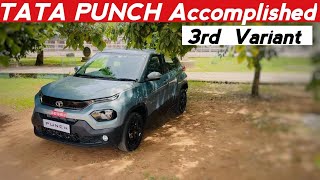 TATA PUNCH ACCOMPLISHED THIRD VARIANT DETAILED MALAYALAM REVIEW  ONROAD PRICE  FEATURES [upl. by Merow]