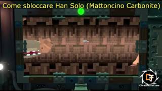 Come sbloccare Ian Solo in Lego Star wars il Risveglio della forza Mattoncini Carbonite [upl. by Ateekal579]