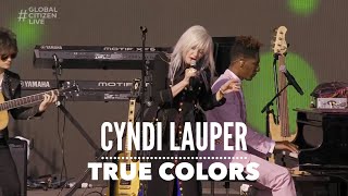 Cyndi Lauper – True Colors with Jon Batiste at Global Citizen Live [upl. by Atekin950]