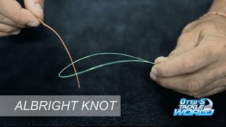 Easy Fishing Knots  How to tie an Albright Knot [upl. by Calbert]