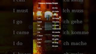 Common German Phrases [upl. by Slen]