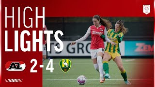 Highlights AZ Vrouwen  ADO Den Haag [upl. by Hillari539]