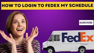 Fedex Workday Login  How To Login To FedEx My Schedule  Muhammad Asif Khan [upl. by Stranger70]