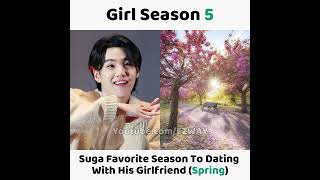 BTS Members Favorite Seasons To Dating With Their Girlfriend… [upl. by Llerrehc]