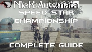 NieR Automata Speed Star Championship Complete Guide Stage 1  3 [upl. by Adur116]