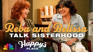 Reba McEntire Defines Sisterhood with CoStar Belissa Escobedo  Happys Place  NBC [upl. by Enitsud]