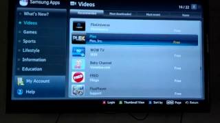 How to Install Plex App on Samsung TV Smart Hub [upl. by Assyla]