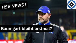 HSV NEWS Baumgart bleibt noch beim Hsv [upl. by Ebenezer]