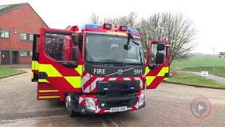 Staffordshire Fire and Rescues all new Rosenbauer fire engine [upl. by Irik]