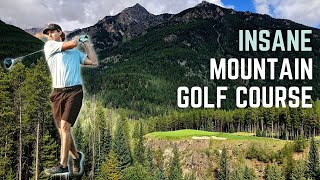 Pt1  Canadas Best Mountain Golf Course  Greywolf  Panorama BC  Front Nine Vlog [upl. by Airam300]