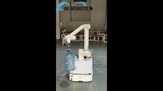 Collaborative robot cooperates with AGV to complete the picking and placingcollaborativerobots [upl. by Sabir]