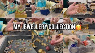 MY JEWELLERY COLLECTION🥰 TRADITIONAL PAKISTANI JEWELLERY 😍 [upl. by Edlitam]