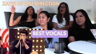 Reacting to Zayns best vocal moments compilation [upl. by Yuht]