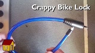 The dangers of a cheap bike lock [upl. by Adnorahs]