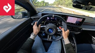 POV New Alpine A290 GTS  Walkaround Interior Sound Sport Mode OV Button Highway [upl. by Anippesuig]