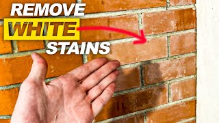 Clean White Stains Off Brick [upl. by Ahseer]