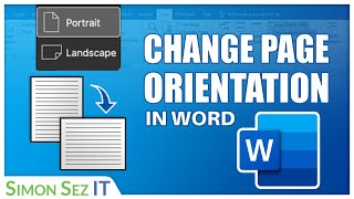 Change Page Orientation  How to Landscape One Page in MS Word [upl. by Andris862]